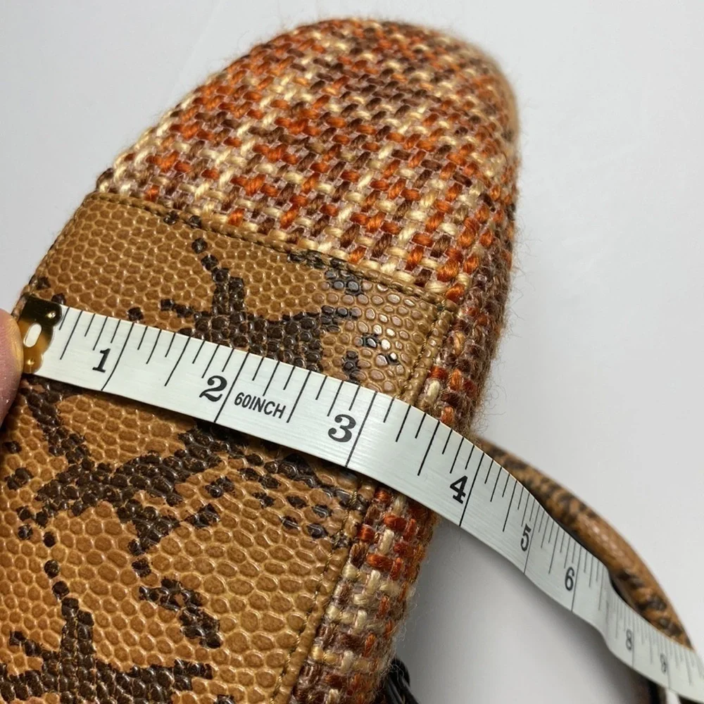 Roman Handbag animal print and plaid
